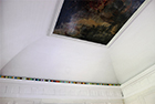 Untitled, Part I - Paint, wood cubes, metal frame