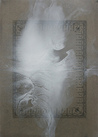 Hortus Conclusus I - plate lithograph and mixed media on paper